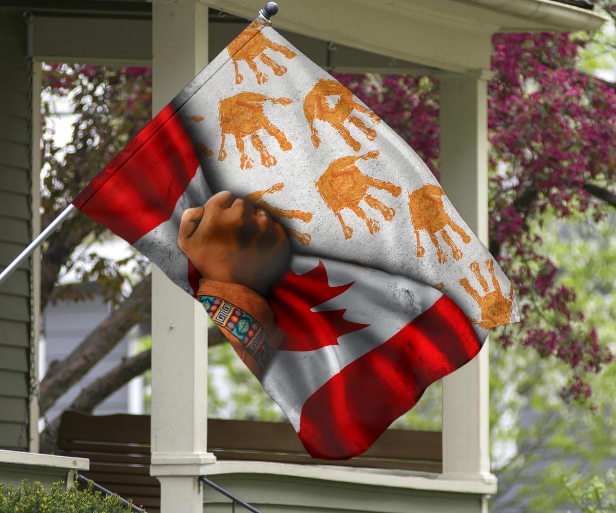Orange Day Flag Inside Canadian Flag Every Child Matters Flag Garden Decor