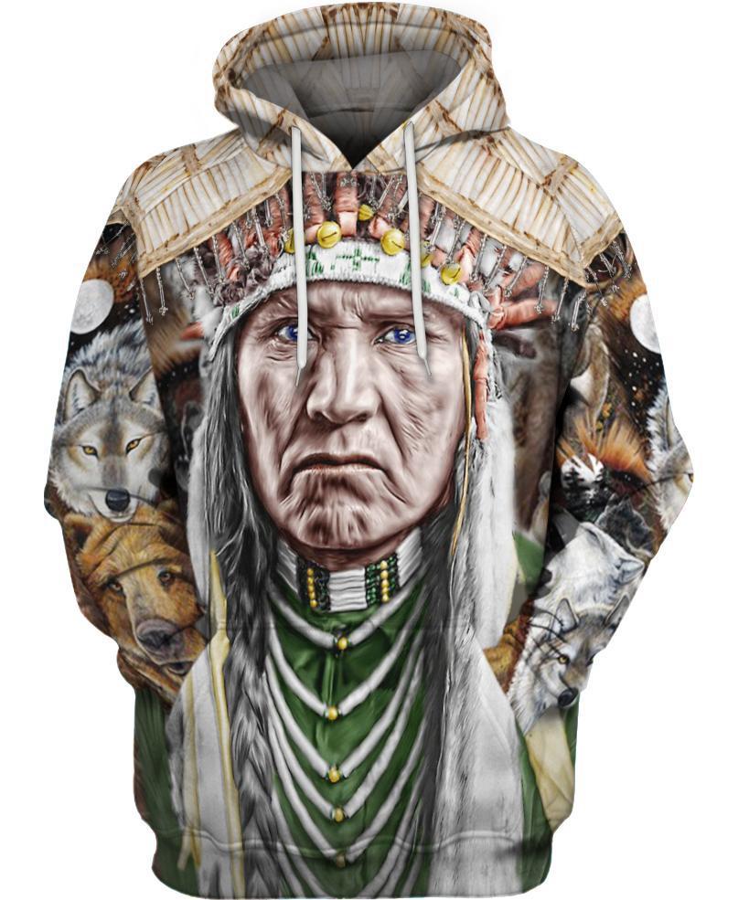 WelcomeNative Nez Perce Native 3D Hoodie, All Over Print Hoodie, Native American