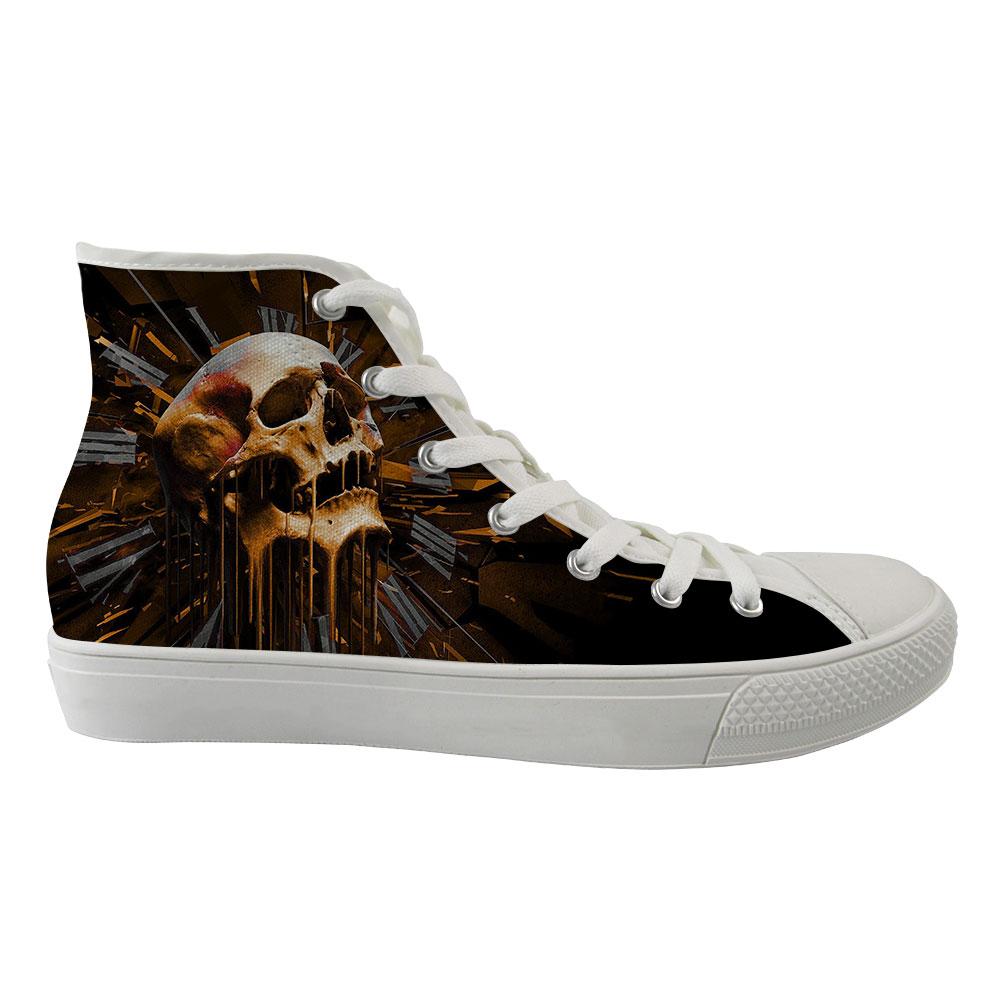 WelcomeNative Beautiful Skull Shoes, 3D Shoes, All Over Print Shoes