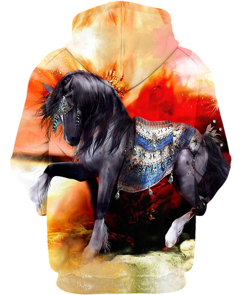 WelcomeNative Native Horse 3D Hoodie, All Over Print Hoodie, Native American
