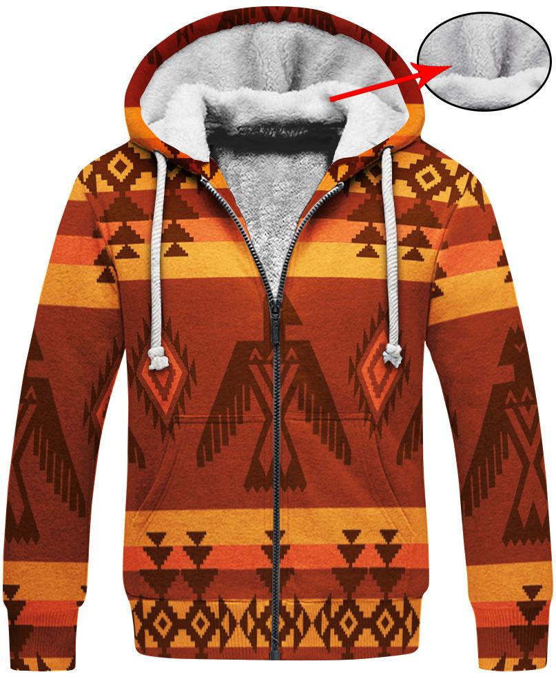 WelcomeNative Orange Eagle 3D Hoodie, All Over Print Hoodie, Native American