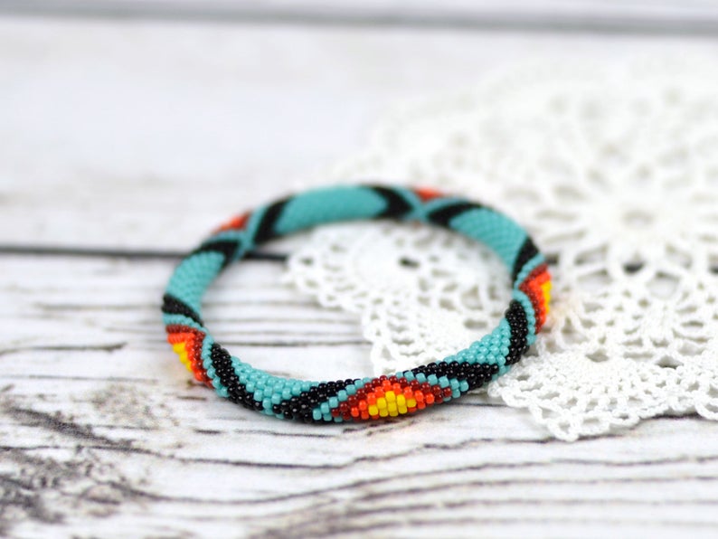 WelcomeNative Turquoise Bracelet Ethnic Jewelry Tribal