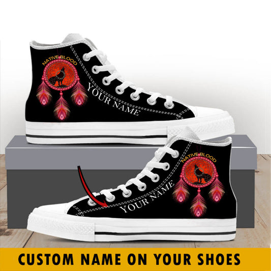 WelcomeNative Native Runs Through My Veins Customized, 3D Shoes, All Over Print Shoes