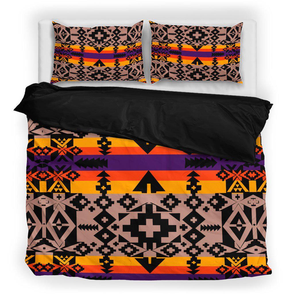 WelcomeNative Native Border Pattern Bedding Set, 3D Bedding Set, All Over Print, Native American