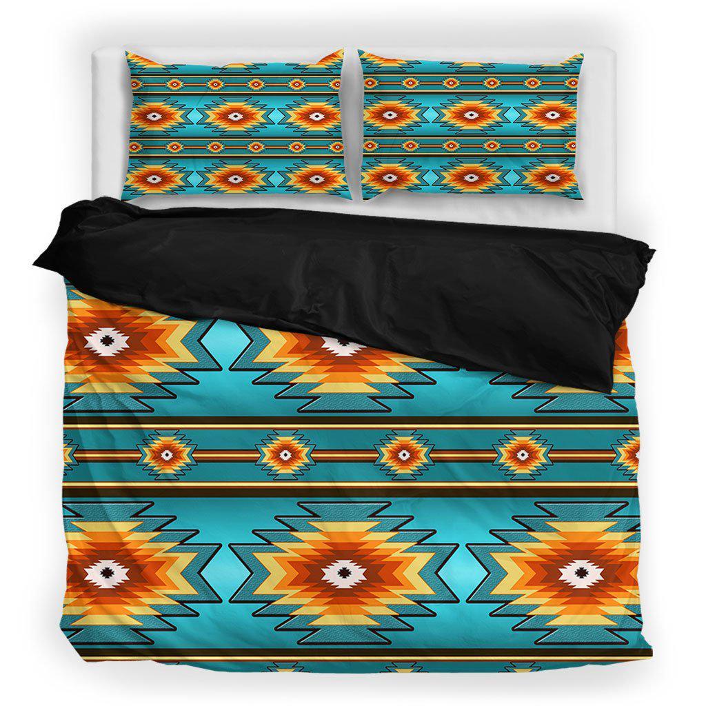 WelcomeNative Native Pattern Bed Bedding Set, 3D Bedding Set, All Over Print, Native American