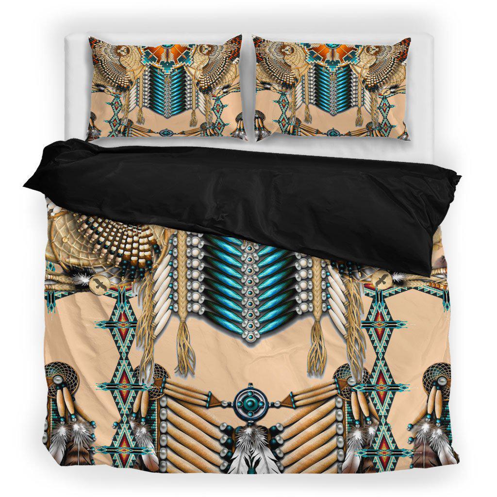WelcomeNative 3D Border Motifs Bedding Set, 3D Bedding Set, All Over Print, Native American