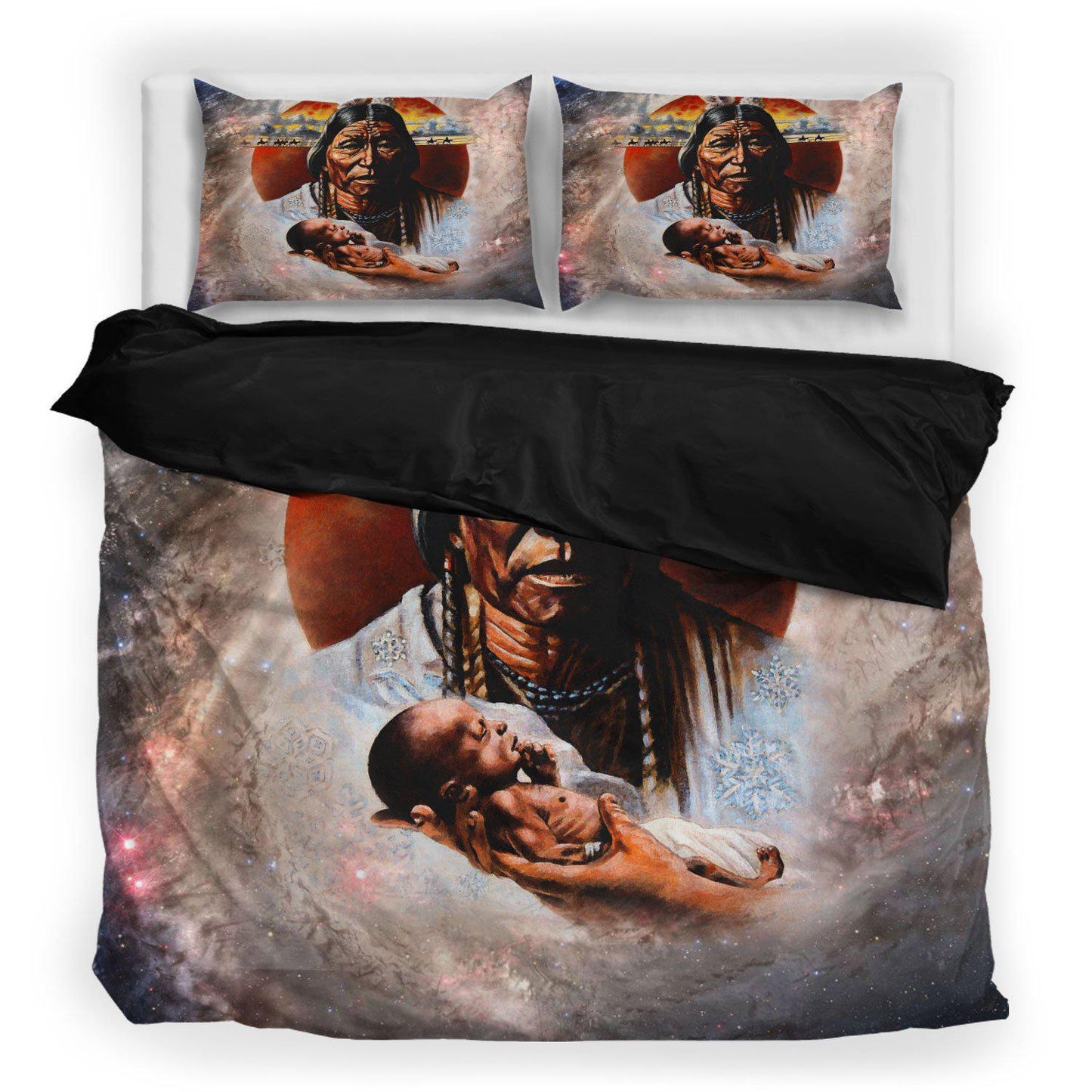 WelcomeNative Native Child Bedding Set, 3D Bedding Set, All Over Print, Native American