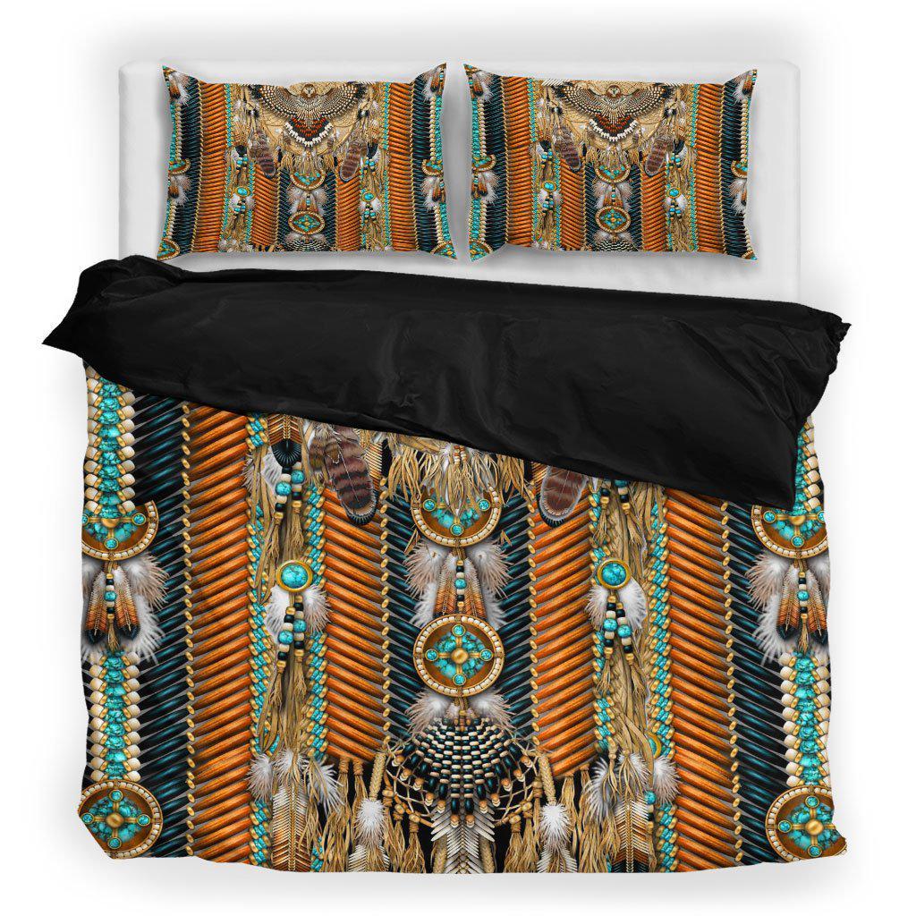 WelcomeNative Native Feather Bedding Set, 3D Bedding Set, All Over Print, Native American