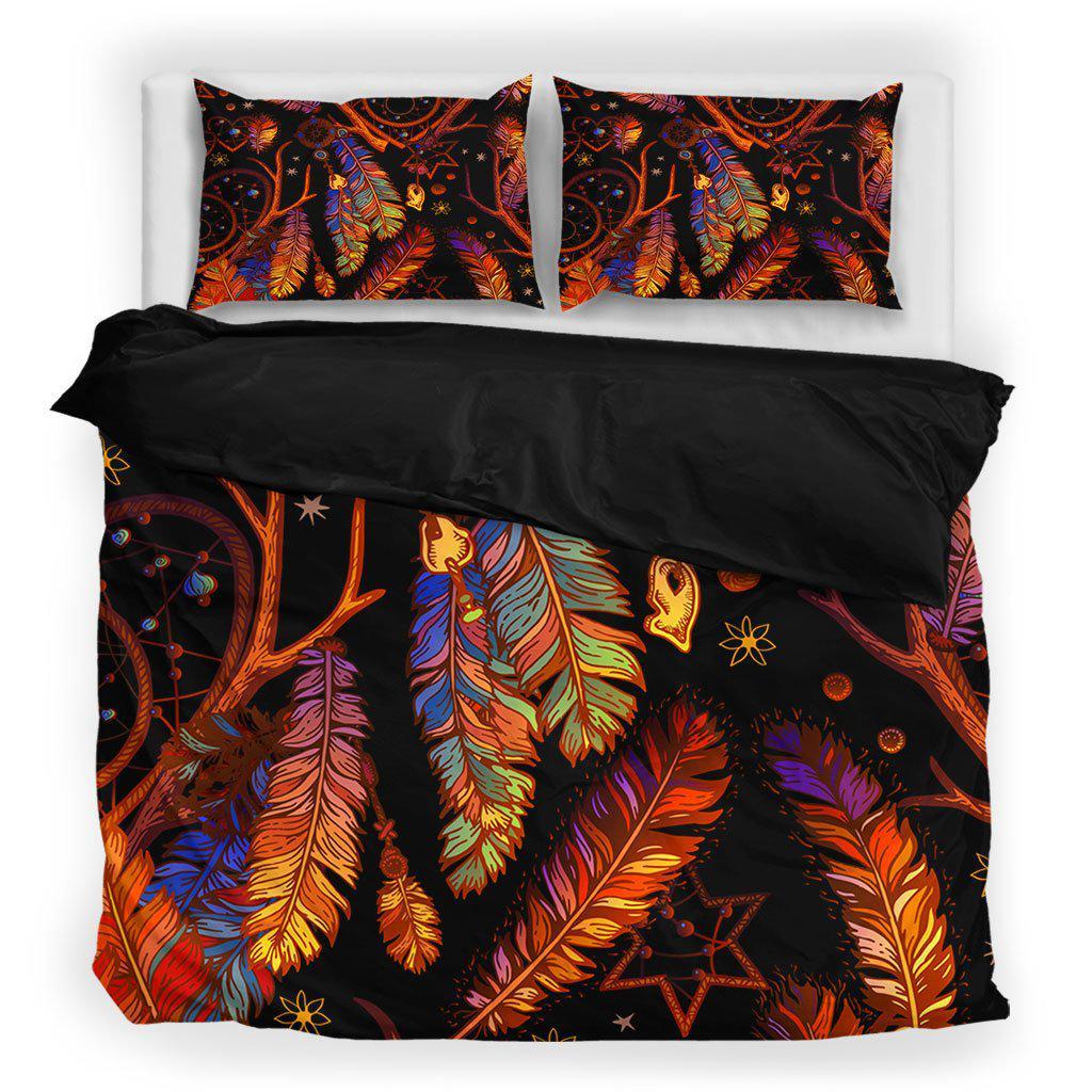 WelcomeNative Native Flowers Dream Bedding Set, 3D Bedding Set, All Over Print, Native American