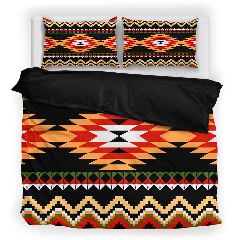 WelcomeNative Color Motifs Bedding Set, 3D Bedding Set, All Over Print, Native American