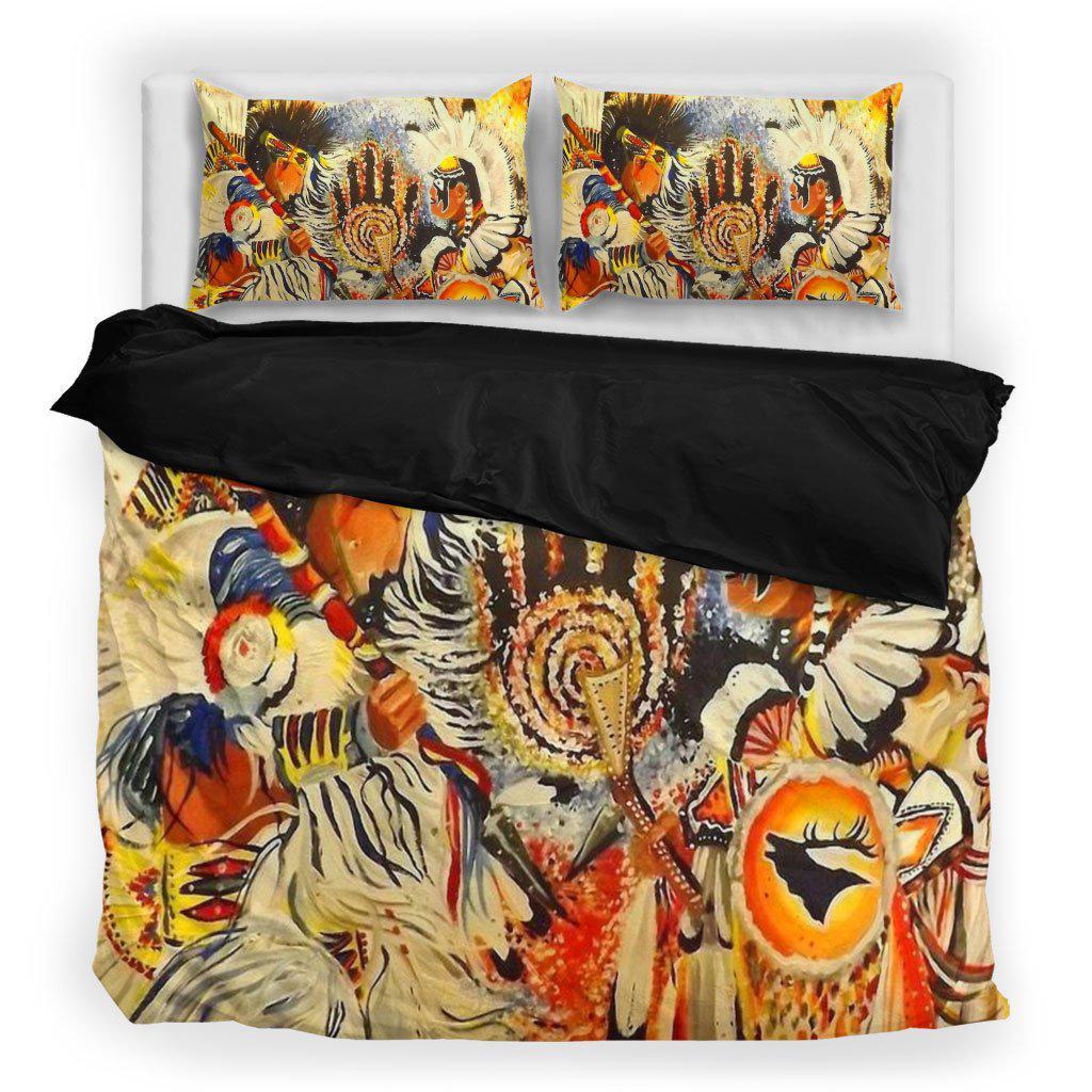 WelcomeNative Native Bright Colors Bedding Set, 3D Bedding Set, All Over Print, Native American