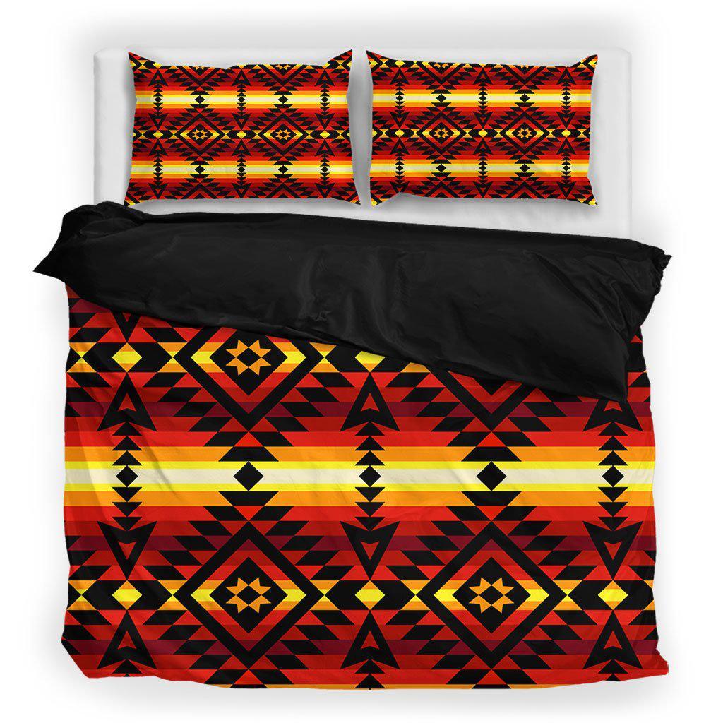 WelcomeNative Native Rhombic Pattern Bedding Set, 3D Bedding Set, All Over Print, Native American