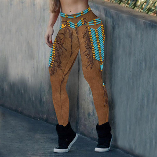 WelcomeNative 3D Native Pattern Legging, 3D Legging, All Over Print Legging