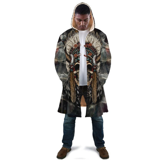 WelcomeNative Skull Native 3D Dream Cloak, All Over Print Dream Cloak, Native American