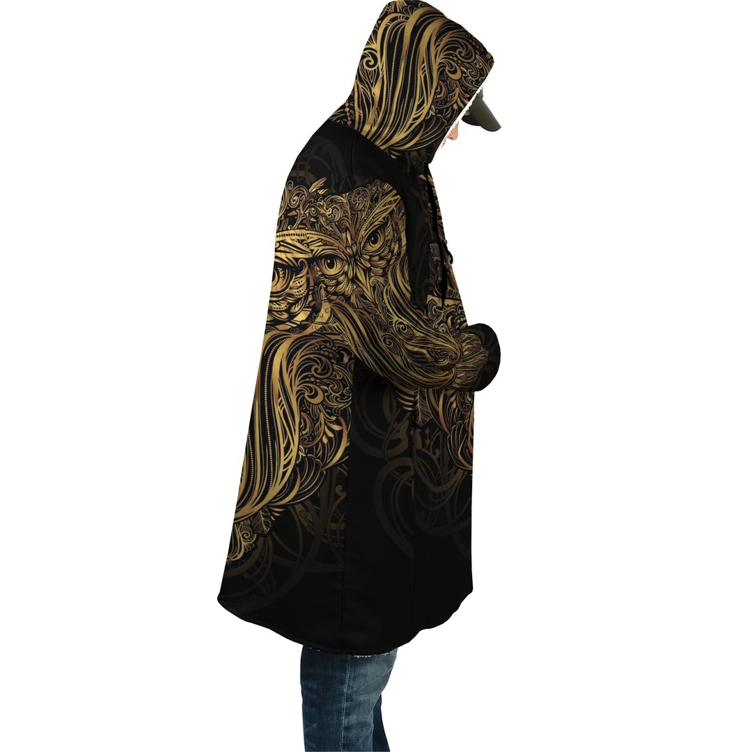 WelcomeNative Owl Pattern Native 3D Dream Cloak, All Over Print Dream Cloak, Native American