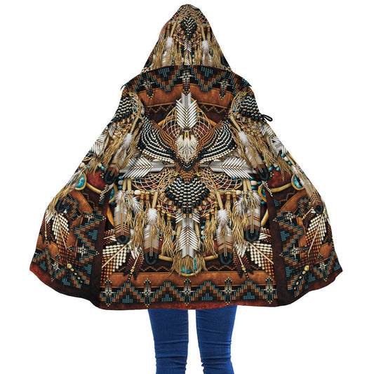 WelcomeNative Amazing Feather Native 3D Dream Cloak, All Over Print Dream Cloak, Native American