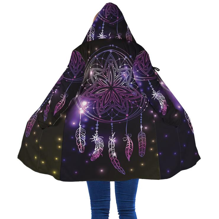 WelcomeNative Purple Dreamcatcher  3D Dream Cloak, All Over Print Dream Cloak, Native American