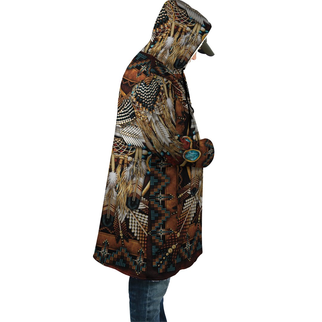 WelcomeNative Amazing Feather Native 3D Dream Cloak, All Over Print Dream Cloak, Native American