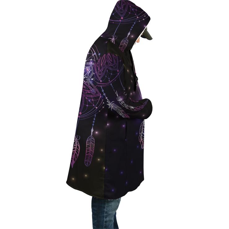 WelcomeNative Purple Dreamcatcher  3D Dream Cloak, All Over Print Dream Cloak, Native American