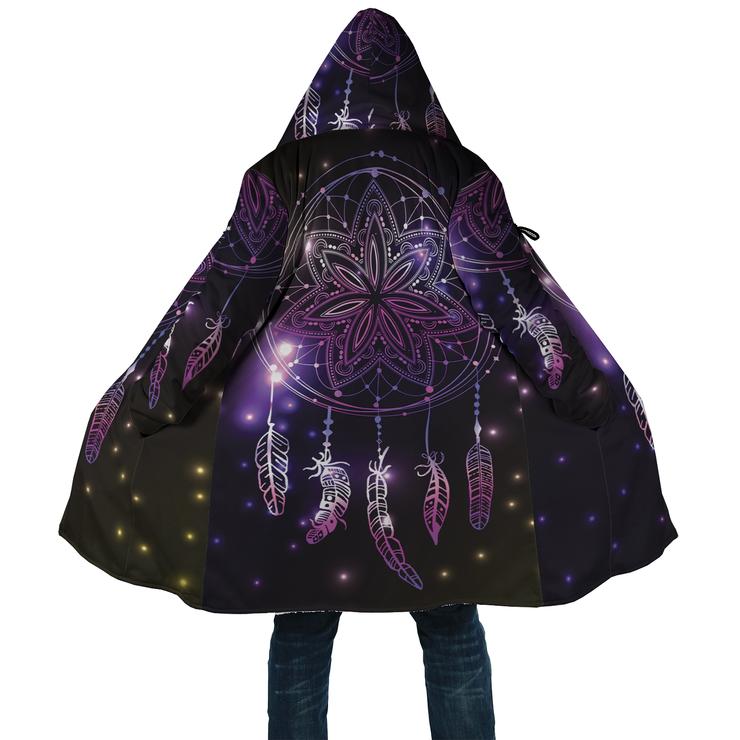 WelcomeNative Purple Dreamcatcher  3D Dream Cloak, All Over Print Dream Cloak, Native American