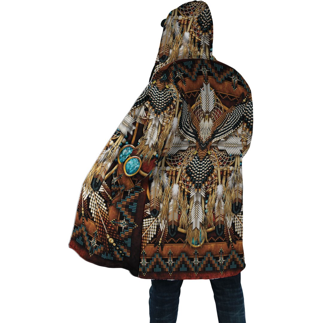 WelcomeNative Amazing Feather Native 3D Dream Cloak, All Over Print Dream Cloak, Native American