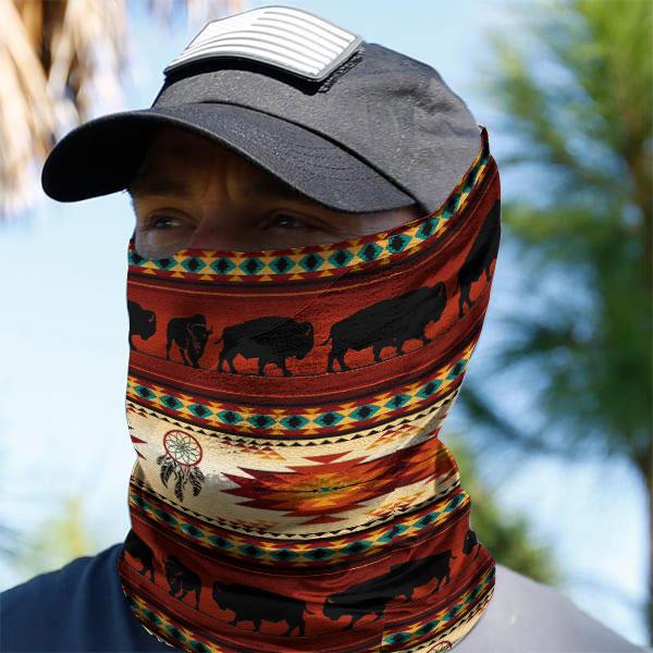 WelcomeNative Native American Pattern Bandana Face Mask, Neck Gaiter #18