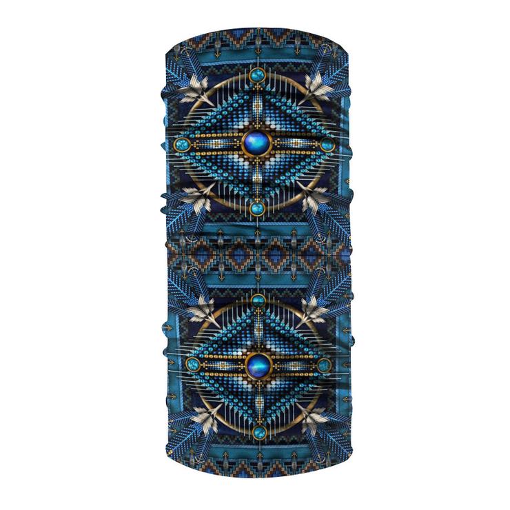 WelcomeNative Native American Pattern Bandana Face Mask, Neck Gaiter #35
