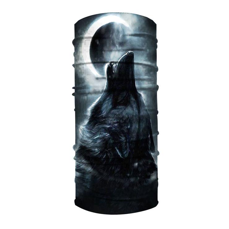 Welcomenatives Wolf Head Bandana Face Mask, Neck Gaiter #09