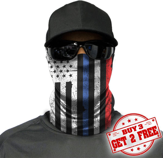 Welcomenatives American Flag Bandana Face Mask, Patriotic Neck Gaiter #30