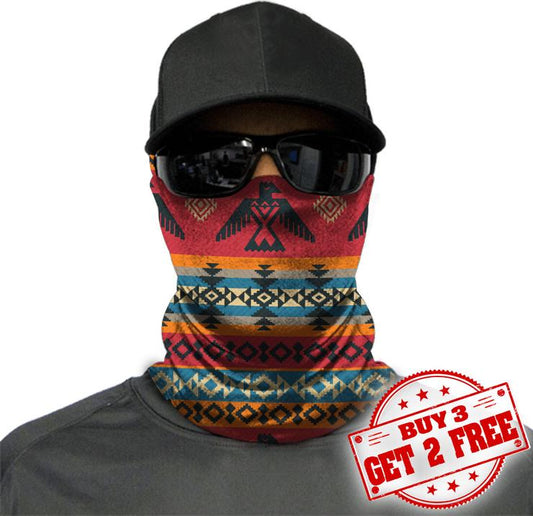 WelcomeNative Native American Pattern Bandana Face Mask, Neck Gaiter #30