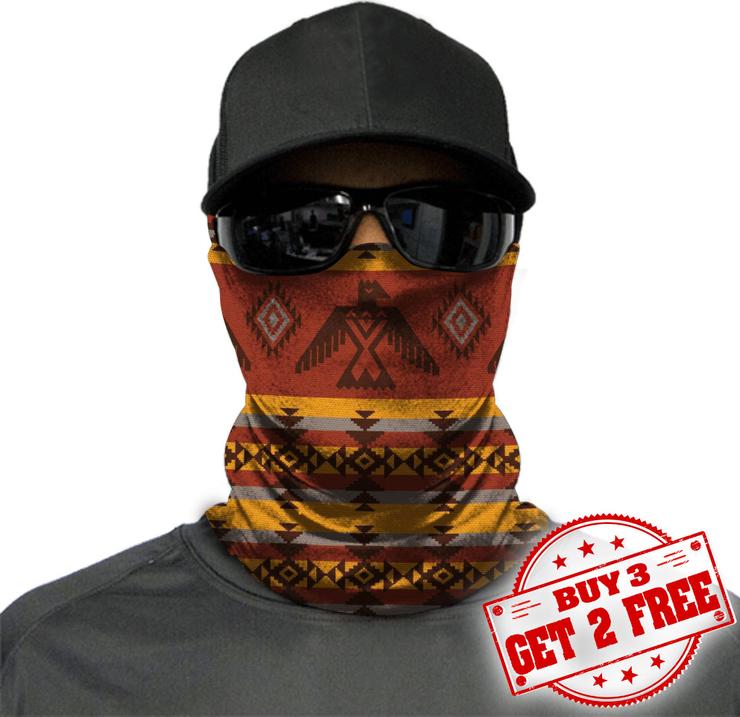 WelcomeNative Native American Pattern Bandana Face Mask, Neck Gaiter #29
