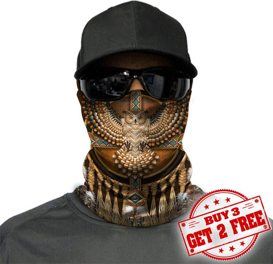 WelcomeNative Native American Pattern Bandana Face Mask, Neck Gaiter #33