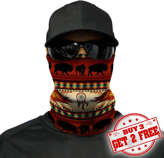 WelcomeNative Native American Pattern Bandana Face Mask, Neck Gaiter #18