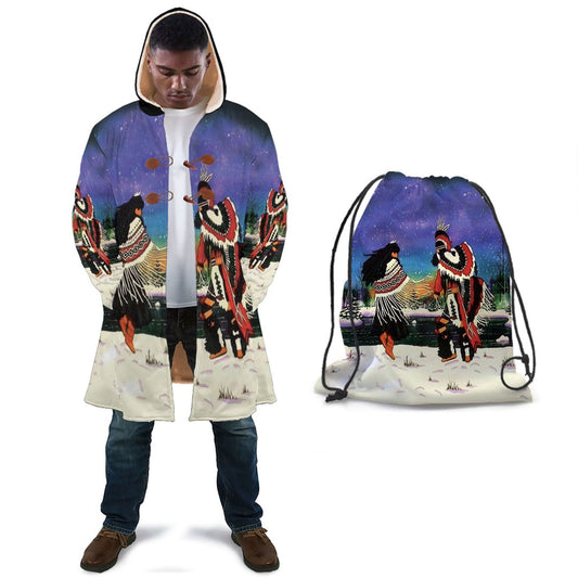 WelcomeNative Aboriginal Beauty 3D Dream Cloak, All Over Print Dream Cloak, Native American