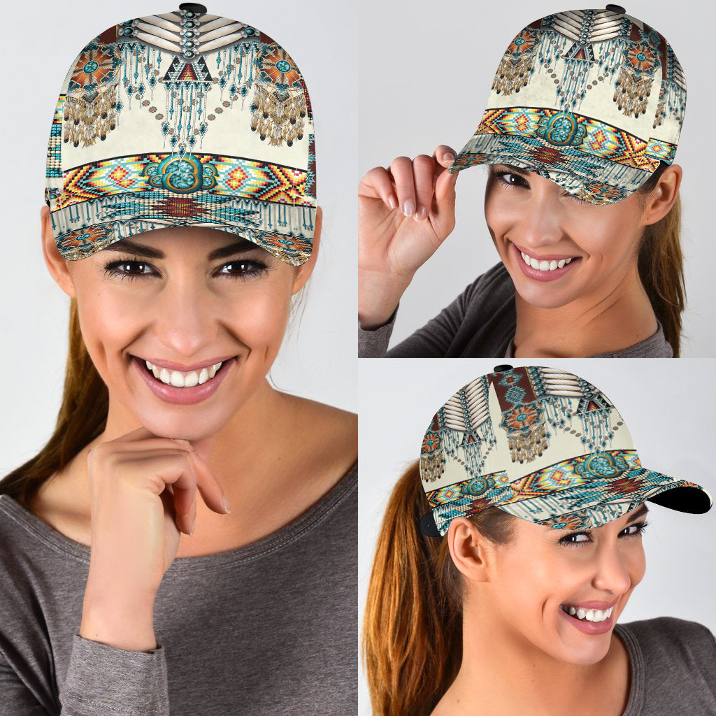 WelcomeNative Native Pattern Beautiful Cap, 3D Cap , All Over Print Cap