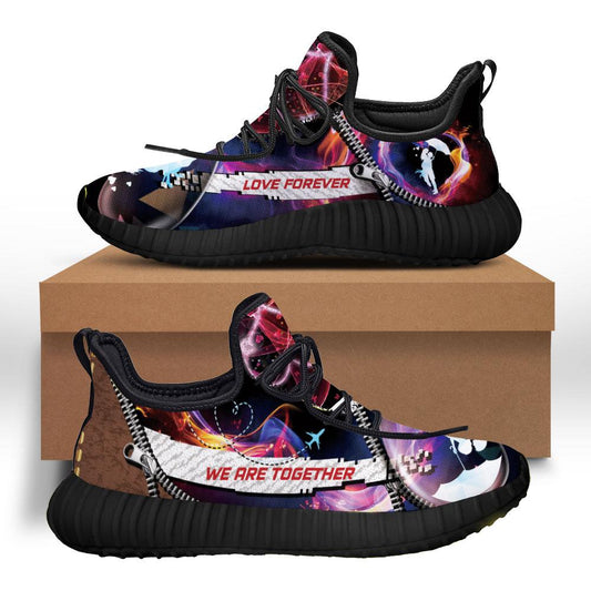 WelcomeNative Beautiful Skull Shoes, 3D Shoes, All Over Print Shoes