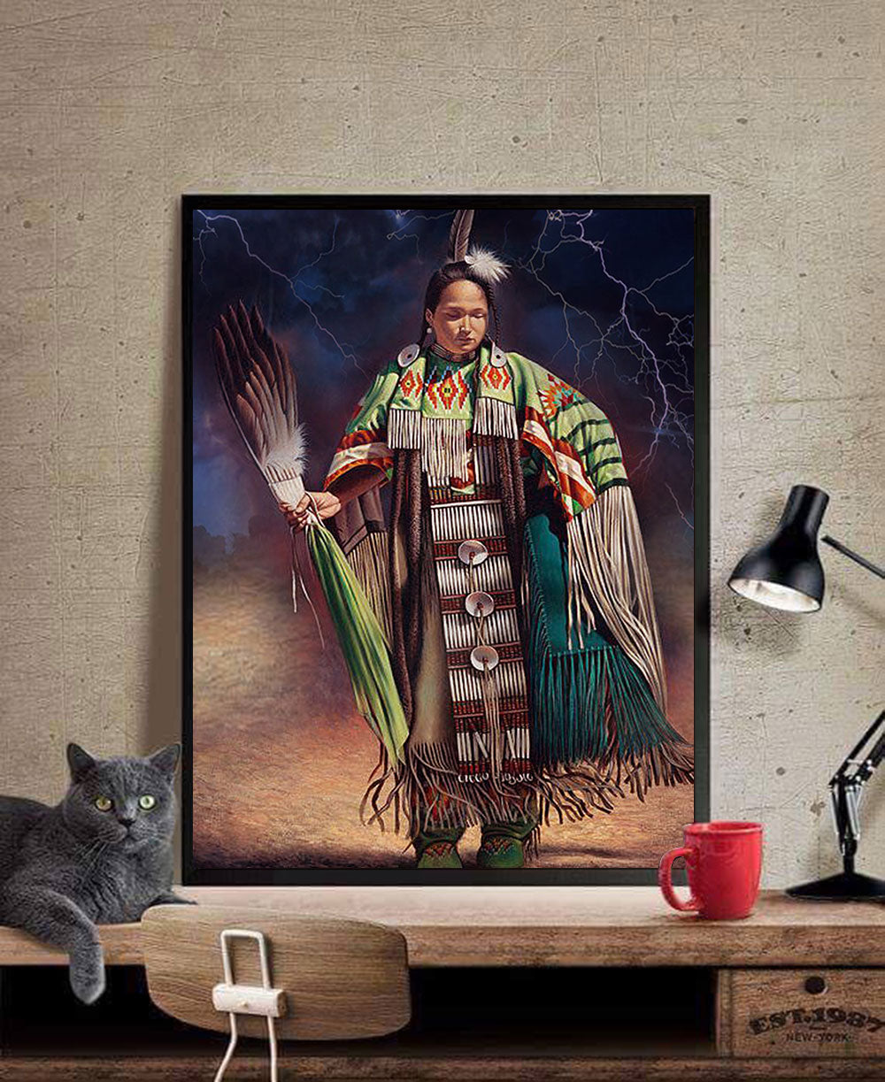 WelcomeNative Native American Art Poster, 3D Poster, All Over Print Poster