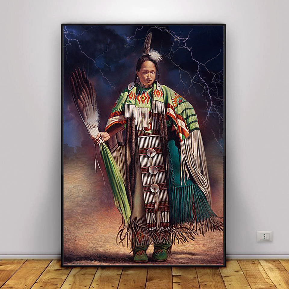 WelcomeNative Native American Art Poster, 3D Poster, All Over Print Poster