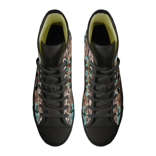 WelcomeNative Wolf Feather Shoes, 3D Shoes, All Over Print Shoes