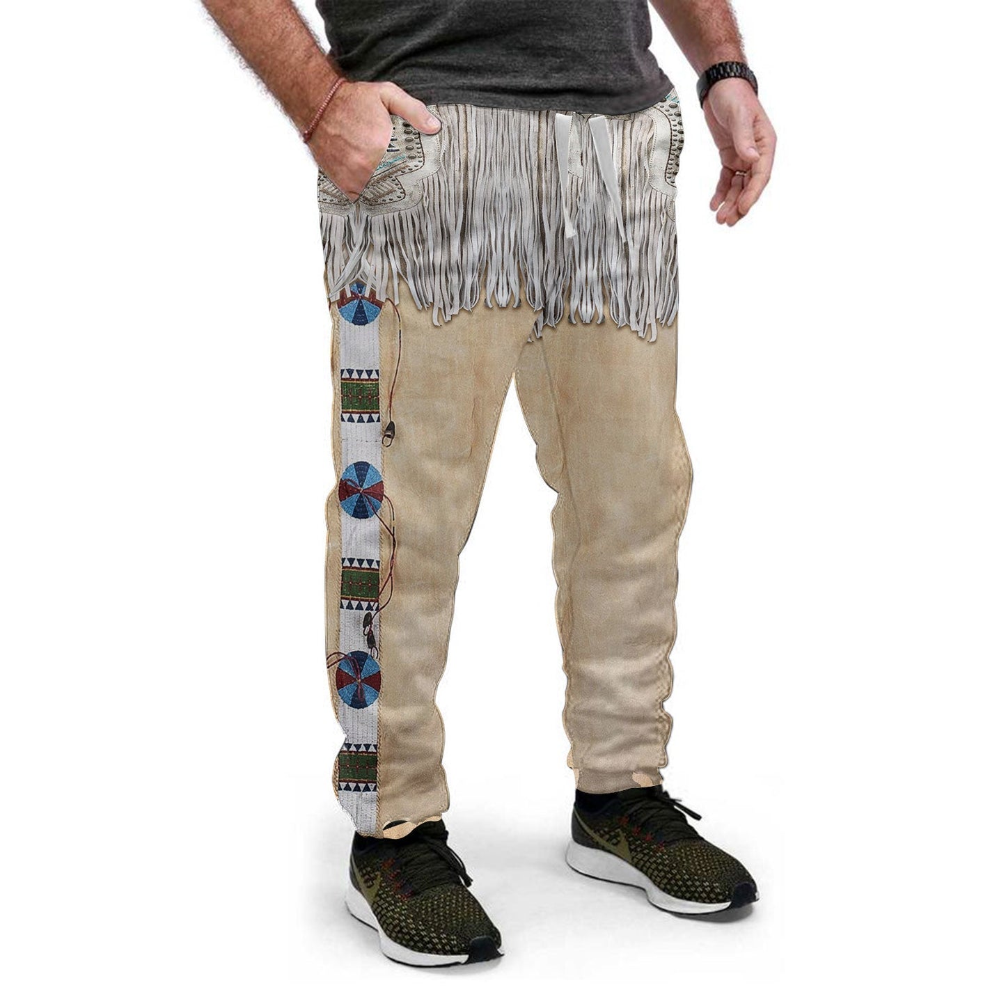 WelcomeNative Native Tassel Sweatpants, 3D Sweatpants, All Over Print Sweatpants