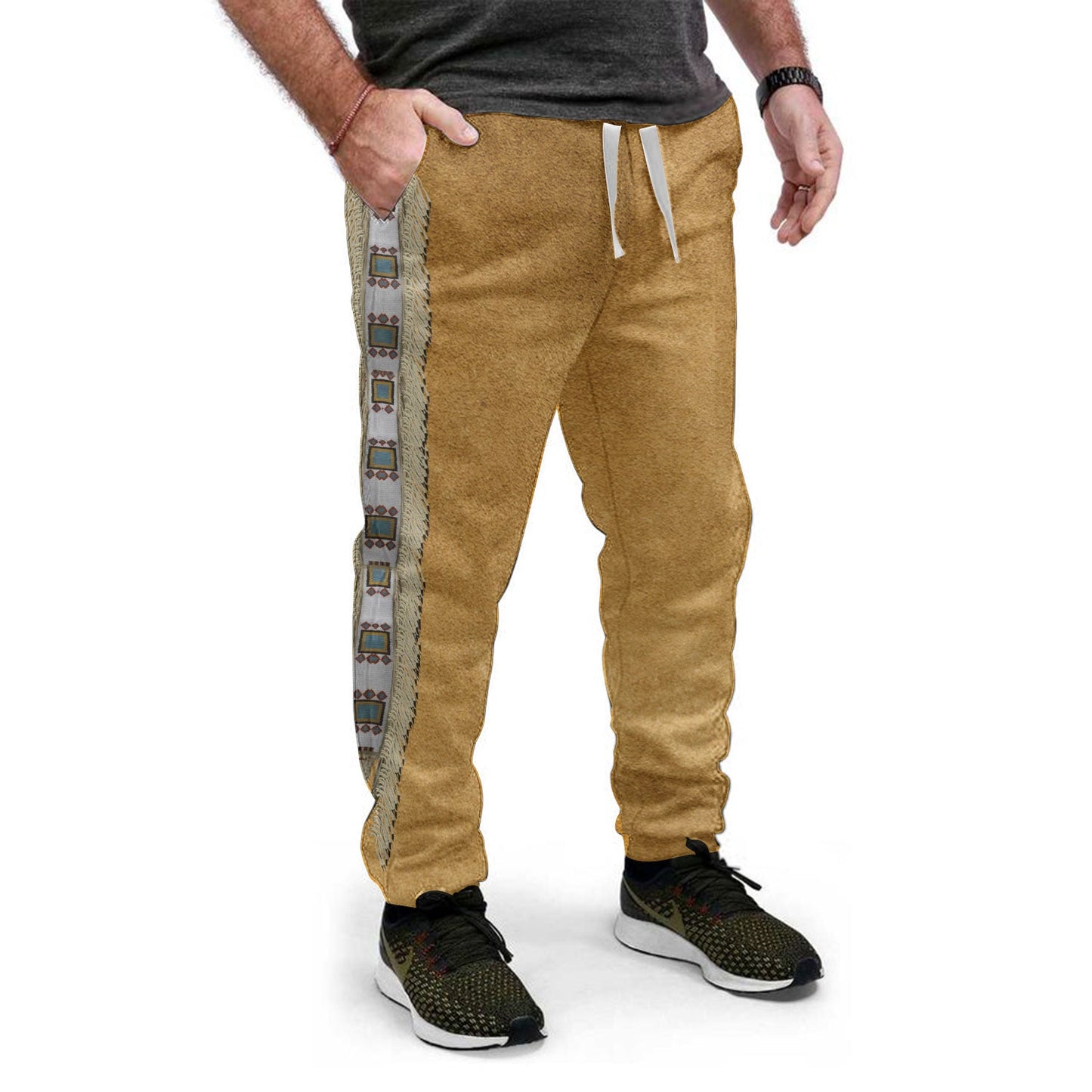 WelcomeNative Native Pattern Sweatpants, 3D Sweatpants, All Over Print Sweatpants