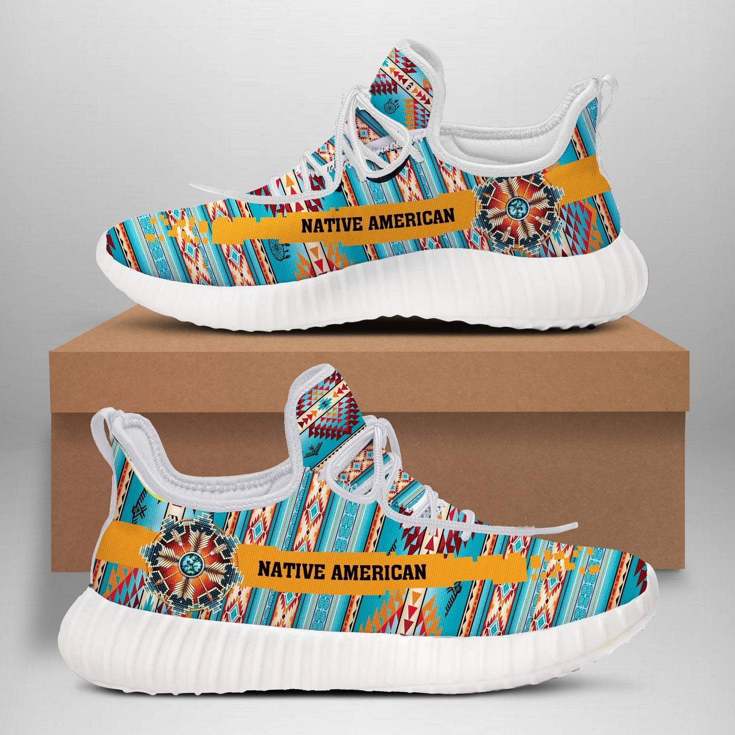 WelcomeNative Ocean Shoes Native, 3D Shoes, All Over Print Shoes