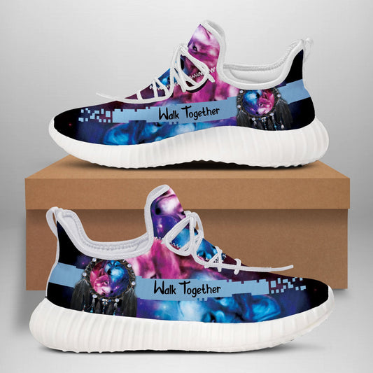 WelcomeNative Galaxy Couple Shoes, 3D Shoes, All Over Print Shoes