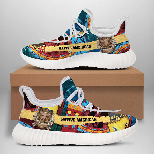 WelcomeNative Colorful Shoes Native, 3D Shoes, All Over Print Shoes