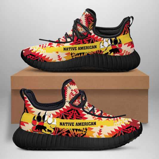 WelcomeNative Red-White Shoes Native, 3D Shoes, All Over Print Shoes