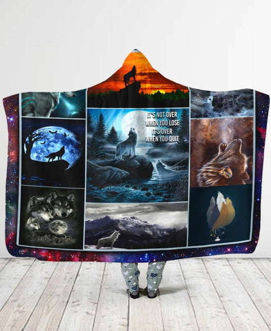WelcomeNative Native American Hooded Blanket, All Over Print, Native American
