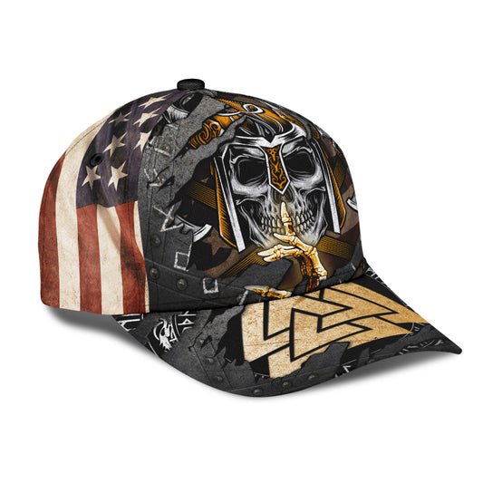 WelcomeNative Native American Skull Cap, 3D Cap , All Over Print Cap