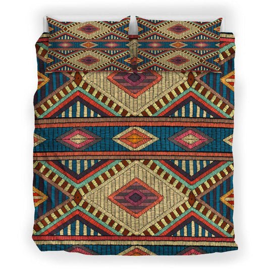 WelcomeNative Native Straight Line Bedding Set, 3D Bedding Set, All Over Print, Native American