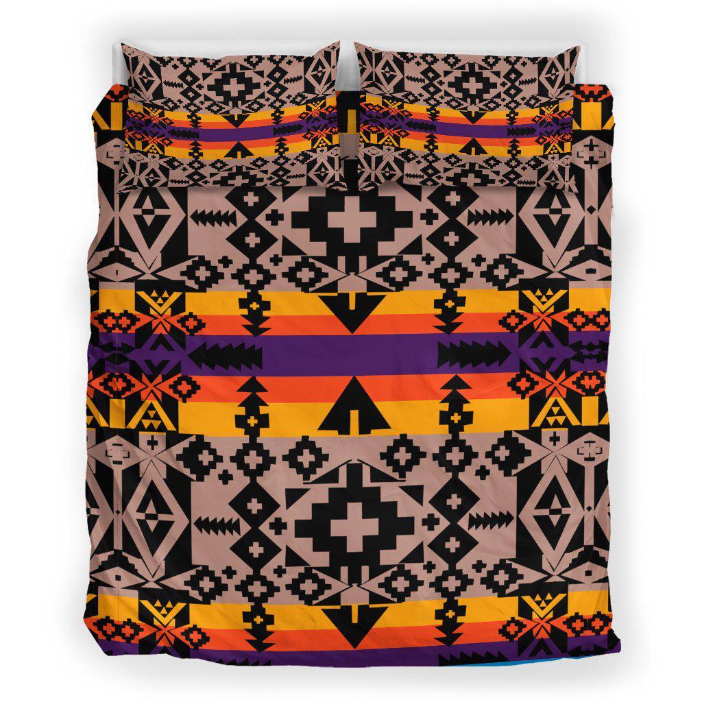 WelcomeNative Native Border Pattern Bedding Set, 3D Bedding Set, All Over Print, Native American
