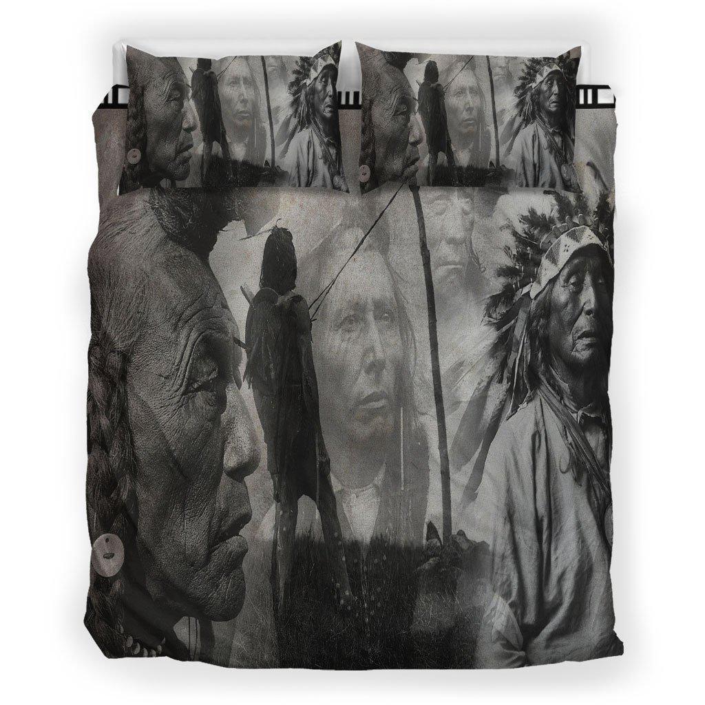 WelcomeNative Black White Native Bedding Set, 3D Bedding Set, All Over Print, Native American